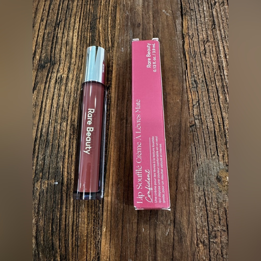 Rare Beauty Lip Soufflé Crème Matte Liquid Lipstick - Dusty Rose set of 2